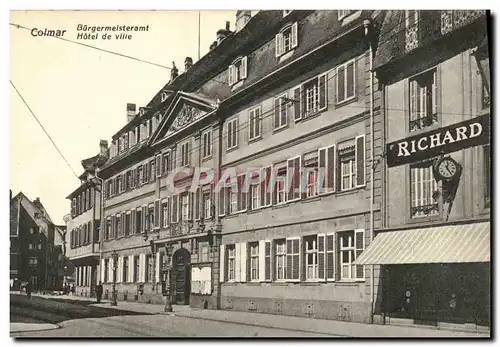 Cartes postales Colmar Hotel de Ville Richard