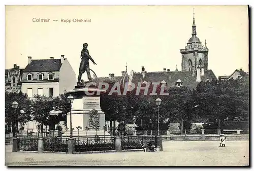 Cartes postales Colmar Rapp Denkmal