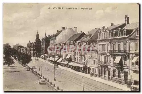 Cartes postales Colmar Avenue de la Republique