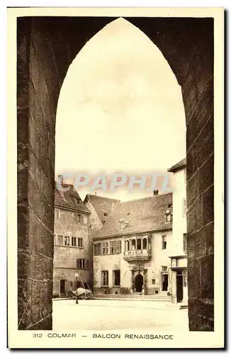 Cartes postales Colmar Balcon Renaissance