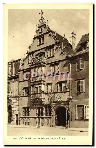 Cartes postales Colmar Maison Des Tetes