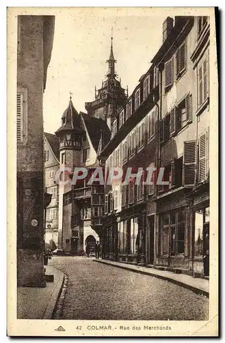 Cartes postales Colmar Rue des Marchands