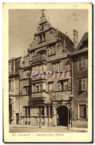 Cartes postales Colmar Maison Des Tetes