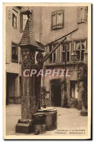 Cartes postales Strasbourg 2 rue Ste Barbe