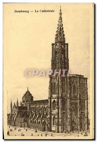 Cartes postales Strasbourg La Cathedrale