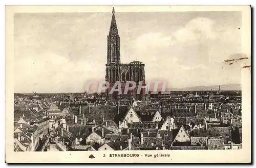 Cartes postales Strasbourg Vue Generale