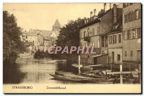 Cartes postales Strasbourg Zornmuhlkanal