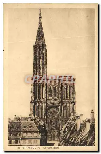 Cartes postales Strasbourg Cathedrale