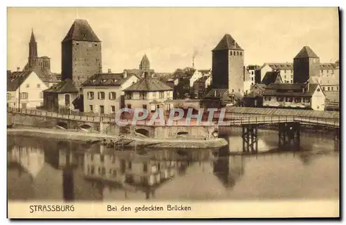 Cartes postales Strasbourg Bel den Gedeckten Brucken