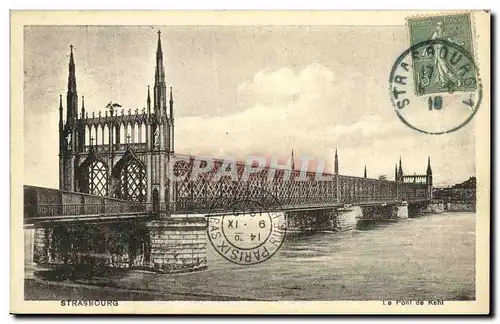 Cartes postales Strasbourg Le pont de Kehl