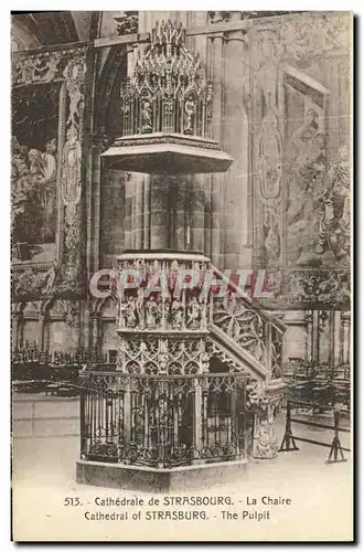 Cartes postales Strasbourg Le Cathedrale La Chaire