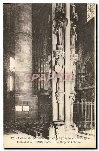 Cartes postales Strasbourg Le Cathedrale La Colonne des Anges