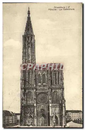 Cartes postales Strassburg Munster La Cathedrale