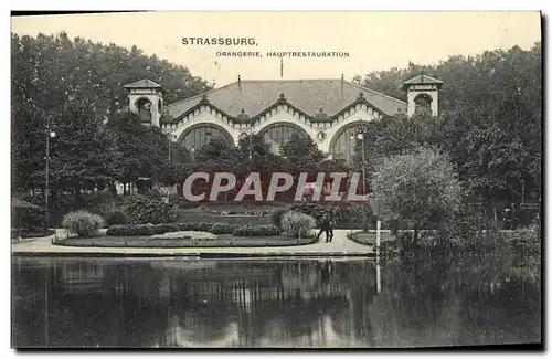 Ansichtskarte AK Strassburg Orangerie Hauptrestauration