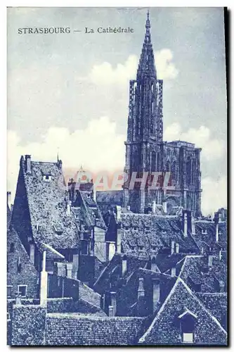 Cartes postales Strasbourg La Cathedrale