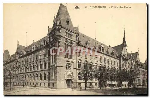 Ansichtskarte AK Strasbourg L Hotel des Postes