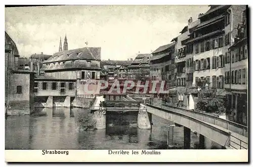 Cartes postales Strasbourg Derriere les Moulins