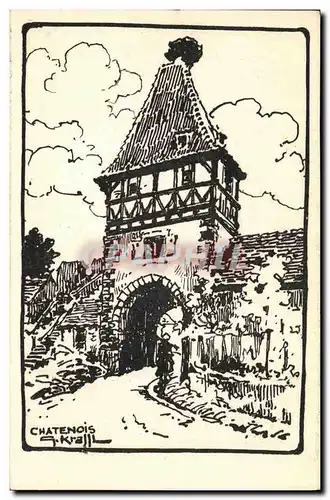 Cartes postales Strasbourg Chatenois G Krall