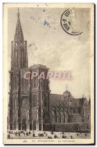 Cartes postales Strasbourg La cathedrale