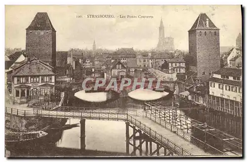 Cartes postales Strasbourg Les Ponts Couverts