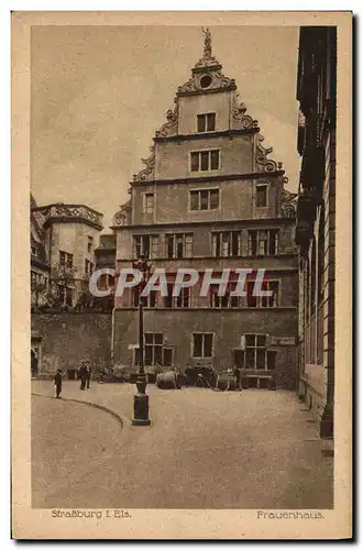 Ansichtskarte AK Strasbourg Frauenhaus