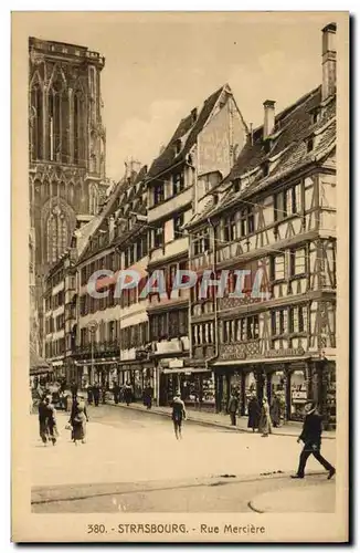 Cartes postales Strasbourg Rue Merciere