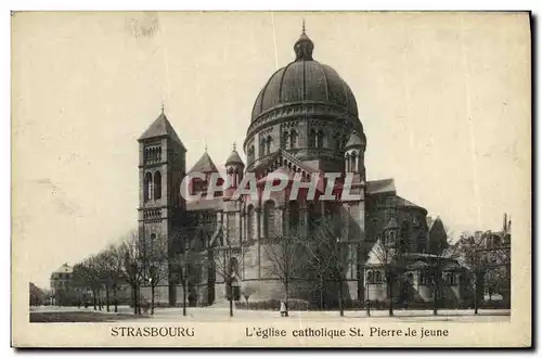 Cartes postales Strasbourg L Eglise Catholique St Pierre le Jeune