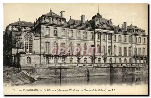 Ansichtskarte AK Strasbourg Le Chateau Ancienne residence du cardinal de Rohan