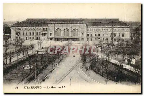 Cartes postales Strasbourg La Gare