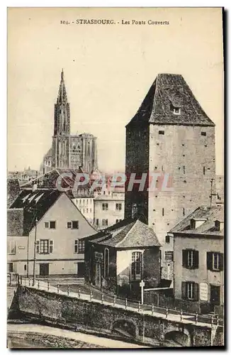 Cartes postales Strasbourg Les Ponts Couverts