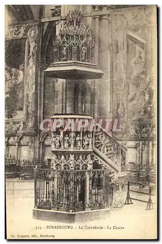 Cartes postales Strasbourg La Cathedrale La Chaire