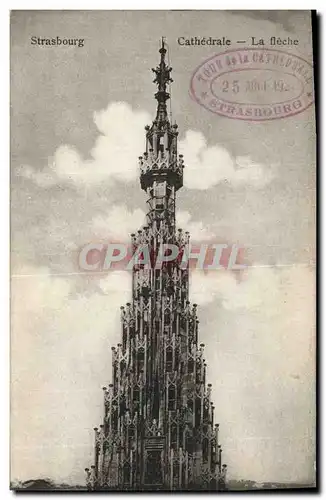 Cartes postales Strasbourg Cathedrale La Fleche