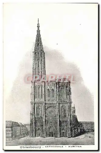 Cartes postales Strasbourg Cathedrale Munster