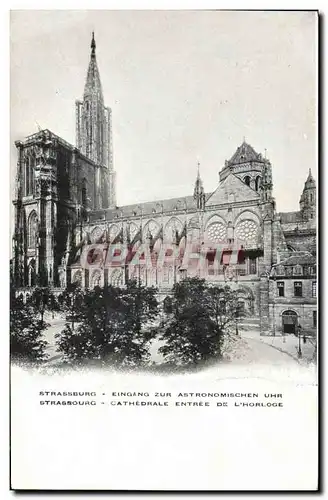 Cartes postales Strasbourg Eingang Zur Astronomichen Uhr