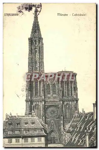 Cartes postales Strassburg Munster Cathedrale