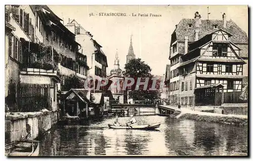 Cartes postales Strassburg La Petite France Soldats Militaria