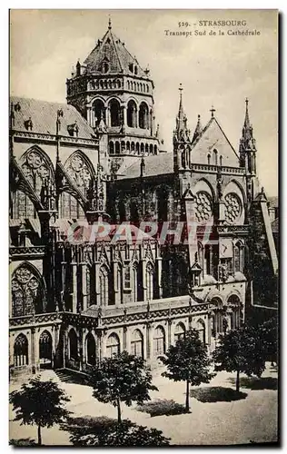 Ansichtskarte AK Strasbourg Transept Sud de la Cathedrale