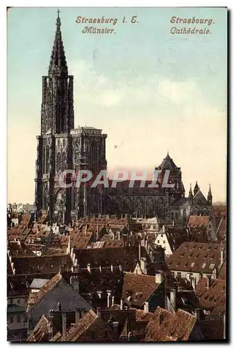 Cartes postales Strasbourg Munster Cathedrale