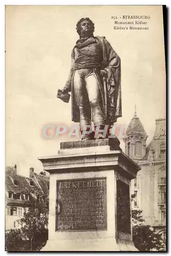 Cartes postales Strasbourg Monument Kleber