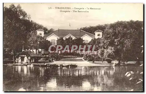 Cartes postales Strasbourg Orangerie Le restaurant Orangerie