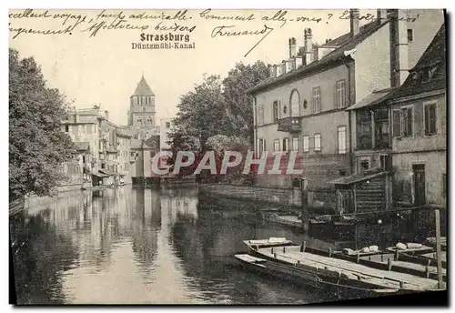 Cartes postales Strasbourg Duntzmuhl Kanal