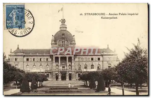 Cartes postales Strasbourg Ancien Palais Imperial Kaiserpalast