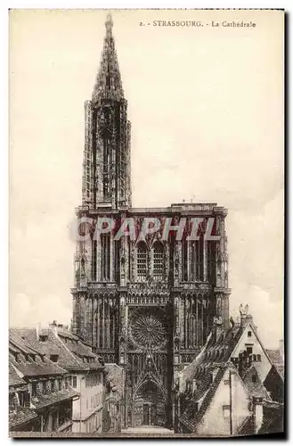 Cartes postales Strasbourg La Cathedrale