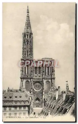 Cartes postales Strasbourg La Cathedrale