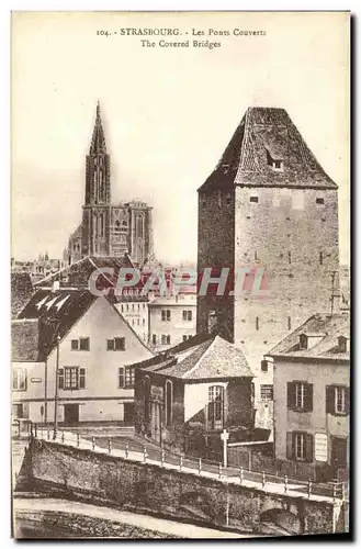 Cartes postales Strasbourg Les Ponts Couverts