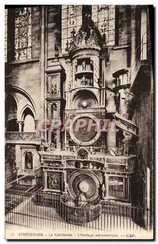 Cartes postales Strasbourg La Cathedrale L Horloge Astronomique