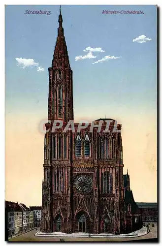 Cartes postales Strasbourg Munster Cathedrale