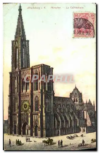 Cartes postales Strasbourg Munster La Cathedrale