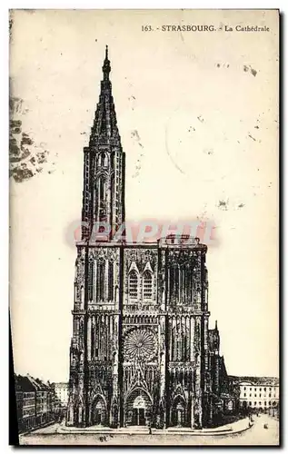 Cartes postales Strasbourg La Cathedrale