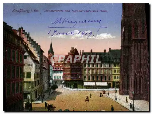 Cartes postales Strasbourg Munster Plats Und Kammersell Sches Haus